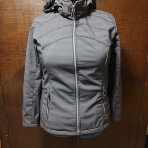 ZeroXposur Women's Gray Ski & Snow Jacket with Hood